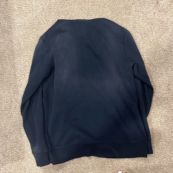 NAVY BLUE FOSSIL HOODIE SWEATSHIRT MEDIUM - Picture 5 of 5